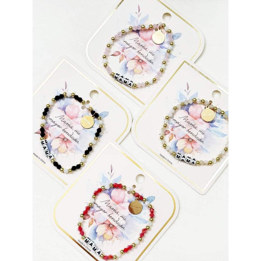 Mix Beads MAMA Inpirational Bracelet