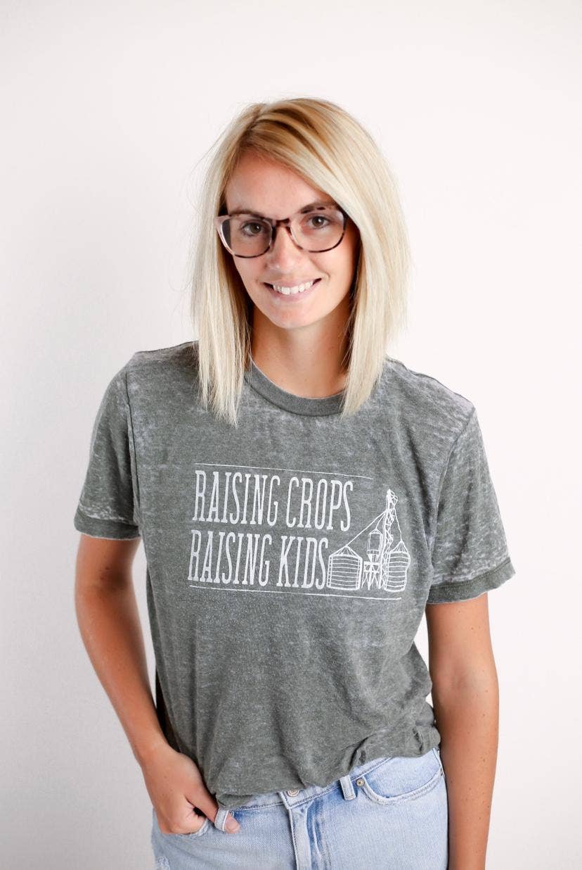 Western Fall 'Raising Crops, Raising Kids’ Graphic Tee