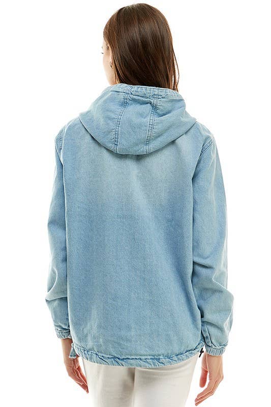 Denim Jacket with Hood