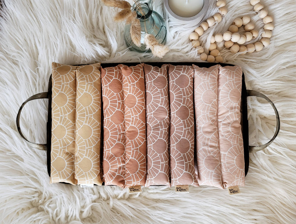 Boho Aromatherapy Neck Wrap - Small Mosaic Print