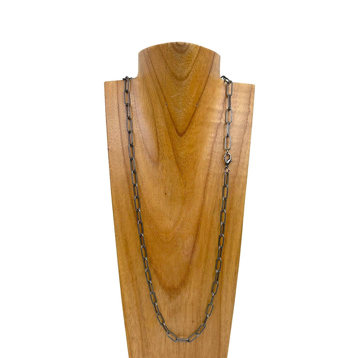 30" Copper metal chain Necklace
