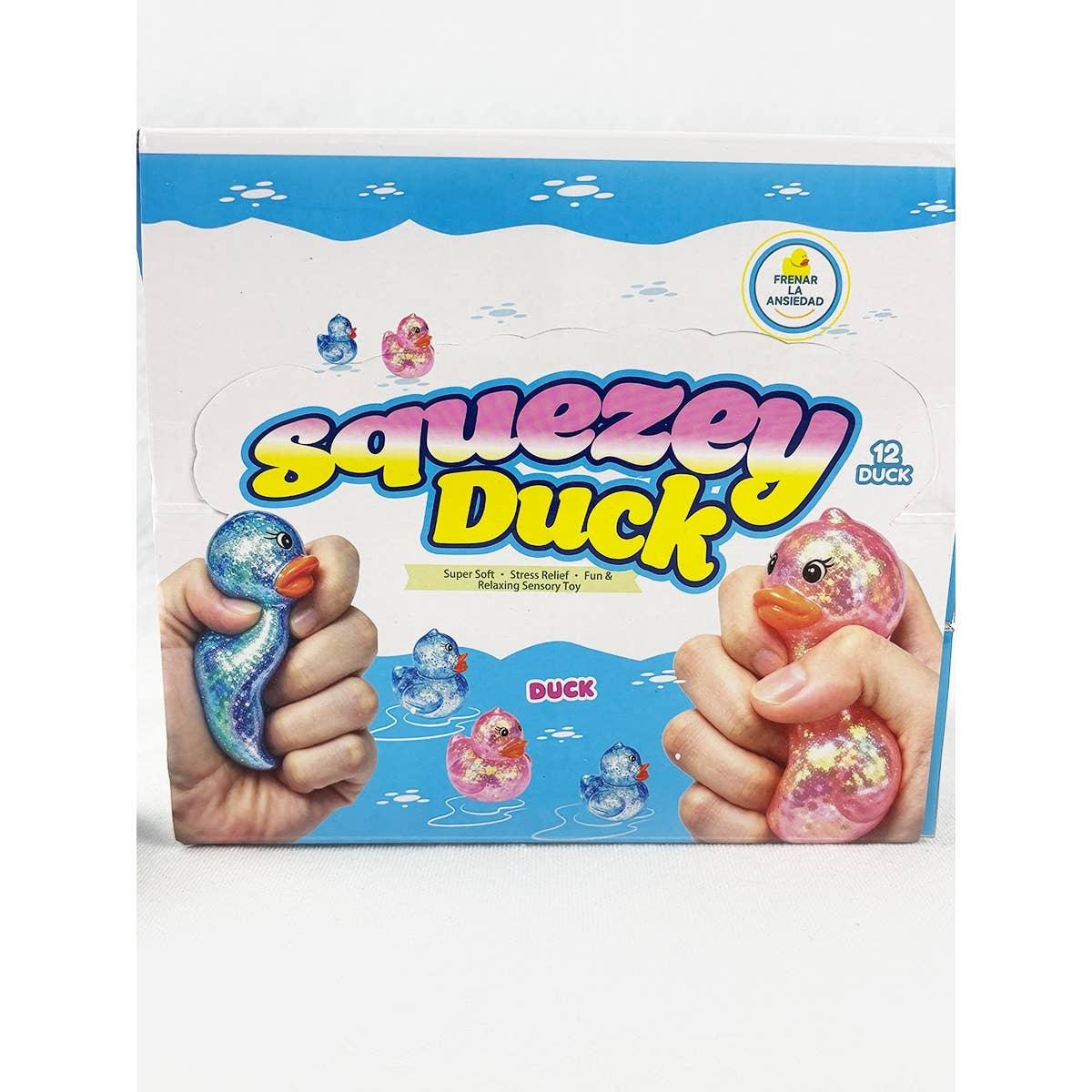 Set of 2 Scented Tranlucent Maltose Duck Squishy Toy