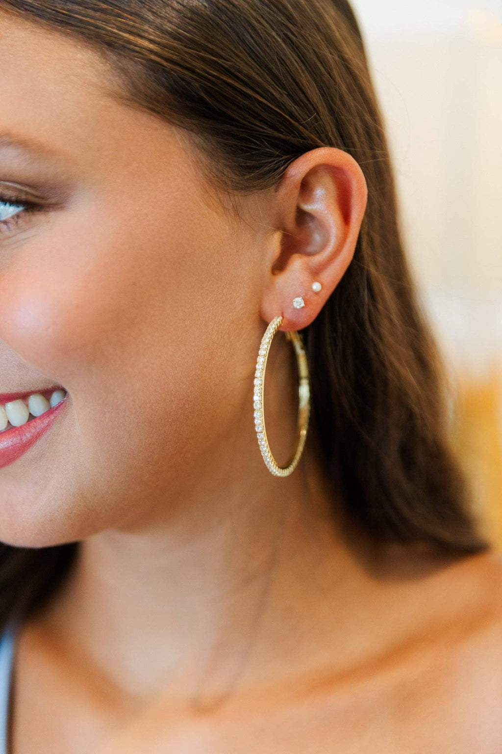 Marjorie CZ Hoops