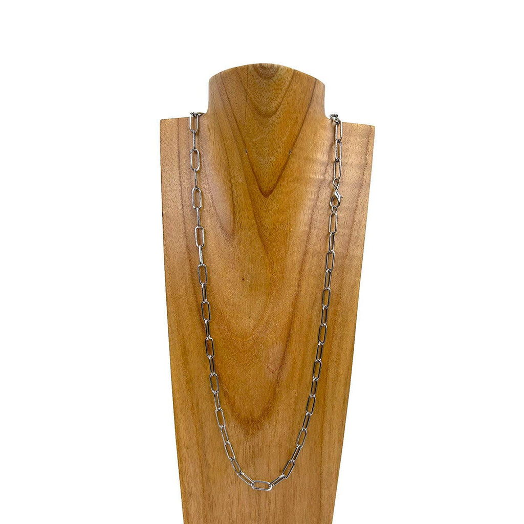 30" Copper metal chain Necklace