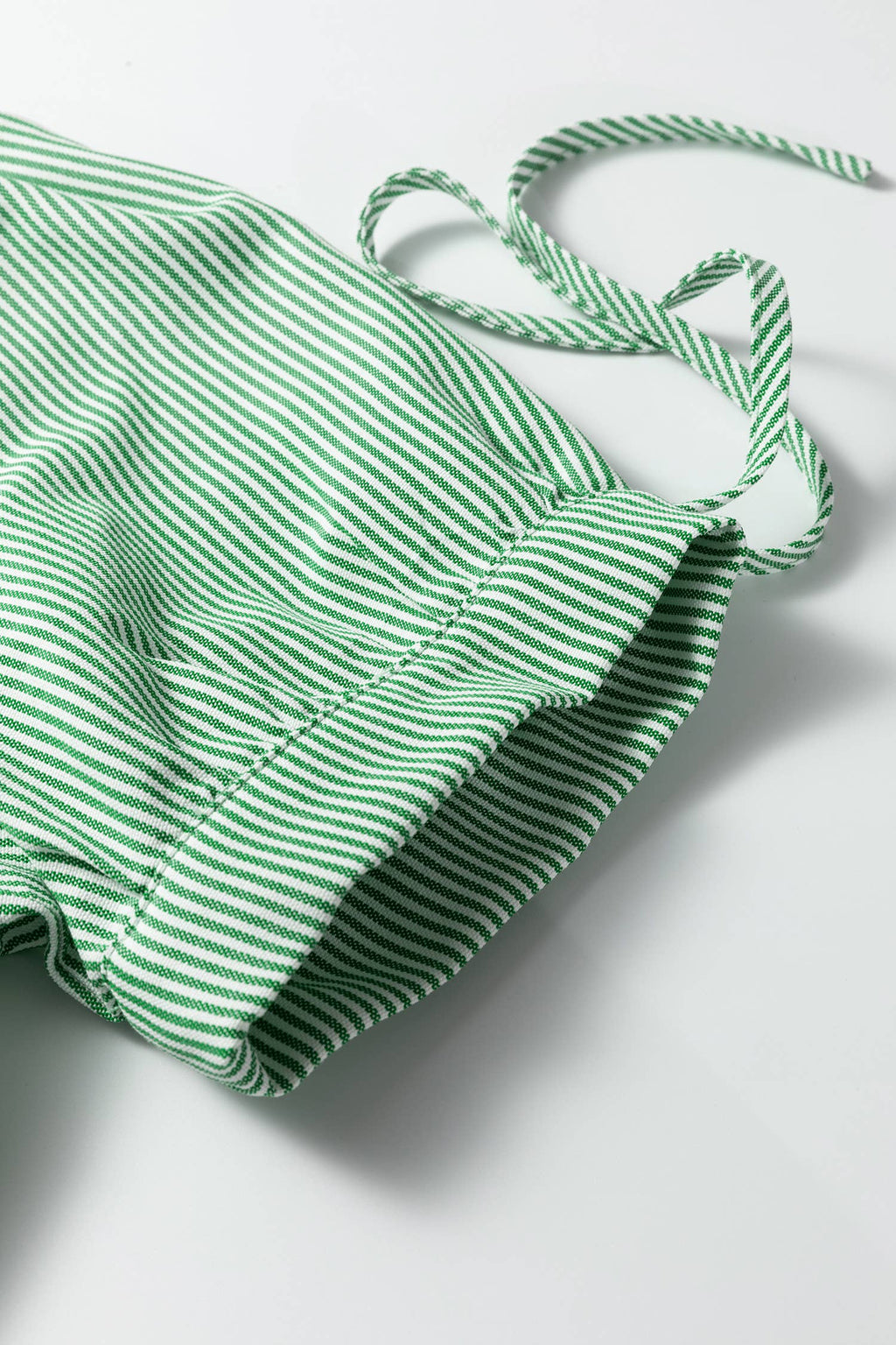 Striped Print Collared Split Neck Half Sleeve Blouse