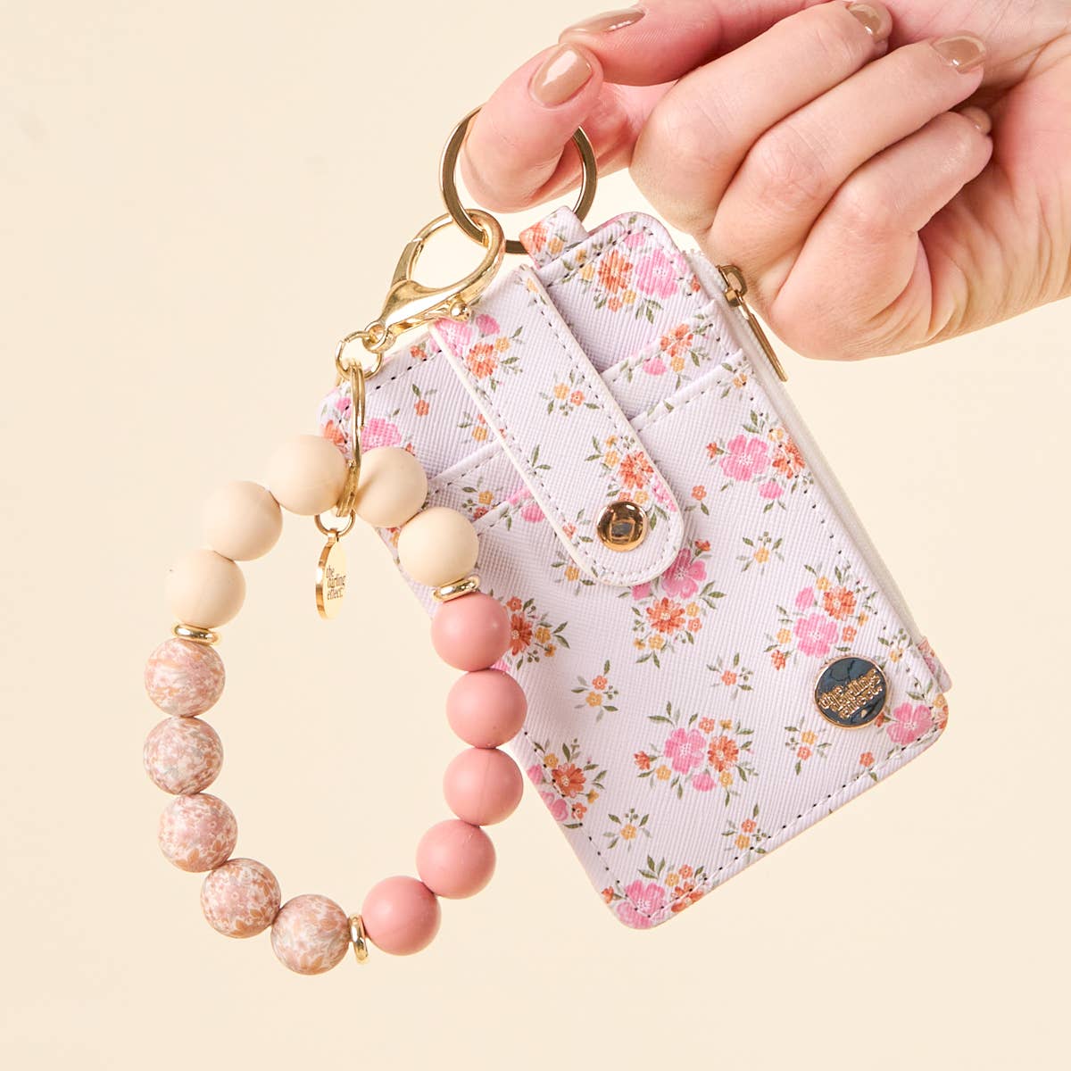 Keychain Wallet–Endless Daydream Cream
