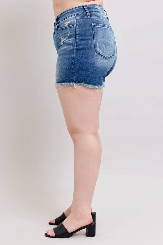 V-Front Shorts w Shield Pockets - PLUS