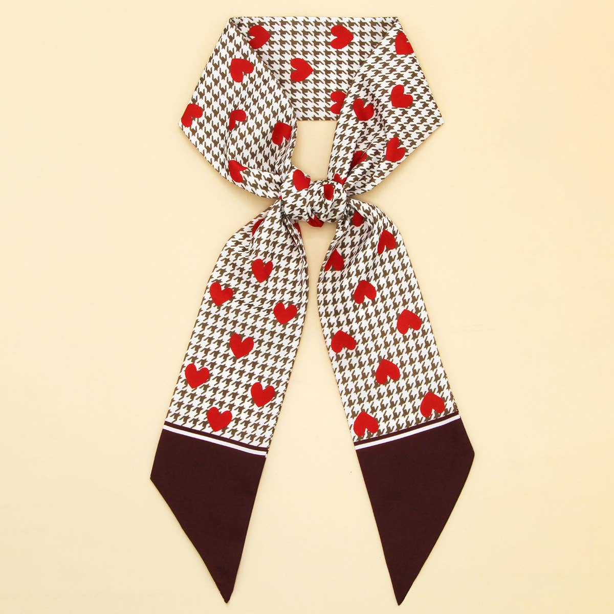 Chic Floral Letter Twilly Scarf Gift Wrap